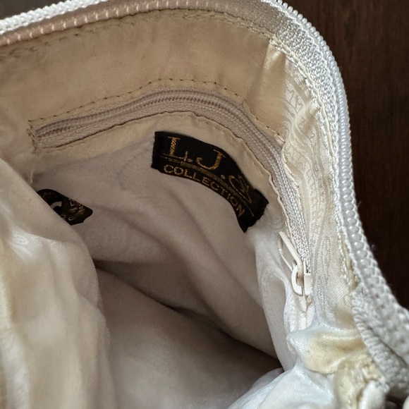 Vintage cream purse elegant Cream shoulder Bag - Picture 5 of 5